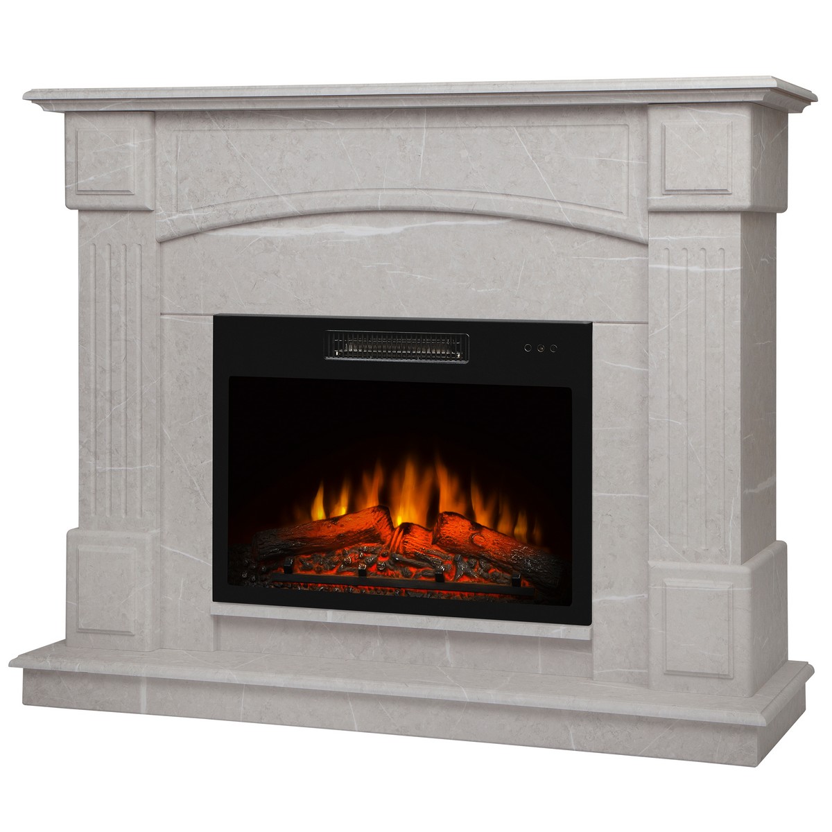 Электрокамин RealFlame  Carolina 24/25,5 WT-F714 с очагом Kendal 24