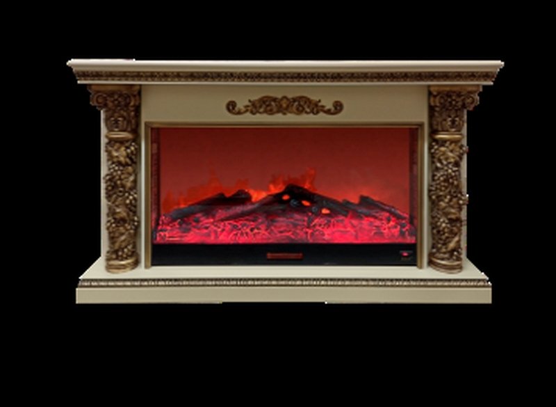 Каминокомплект Glenrich Бахус С Premier S14 слоновая кость