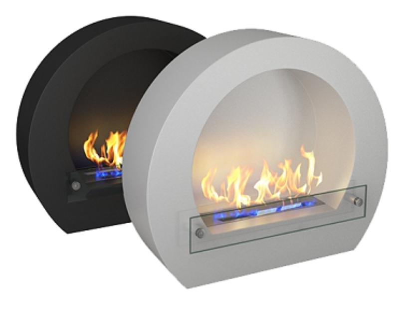 Биокамин настенный Zefire Barrel белый