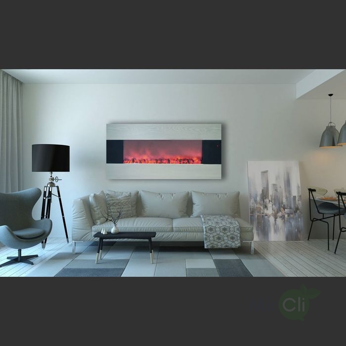 Каминокомплект Glenrich Freеstyle беленый дуб