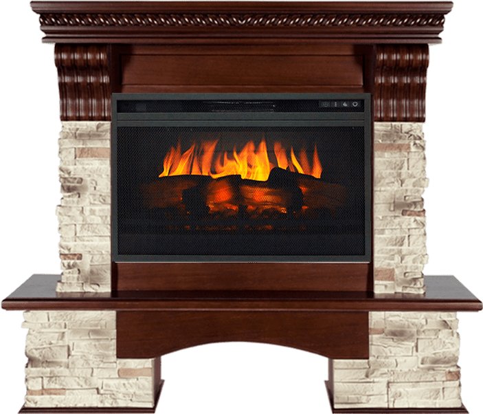 Каминокомплект Royal Flame  Aberdeen - Темный дуб с очагом Vision 26 EF LED 3D FX