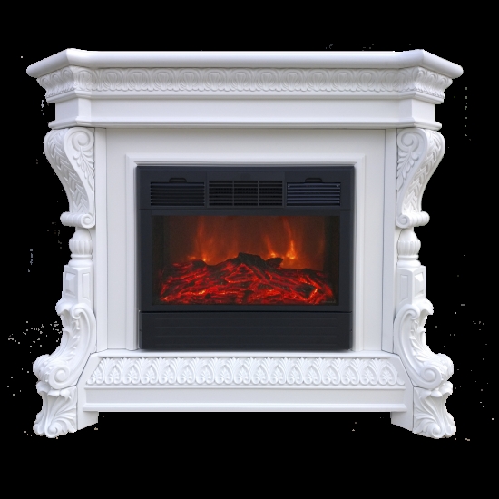 Каминокомплект Glenrich Марина Premier 23 белый
