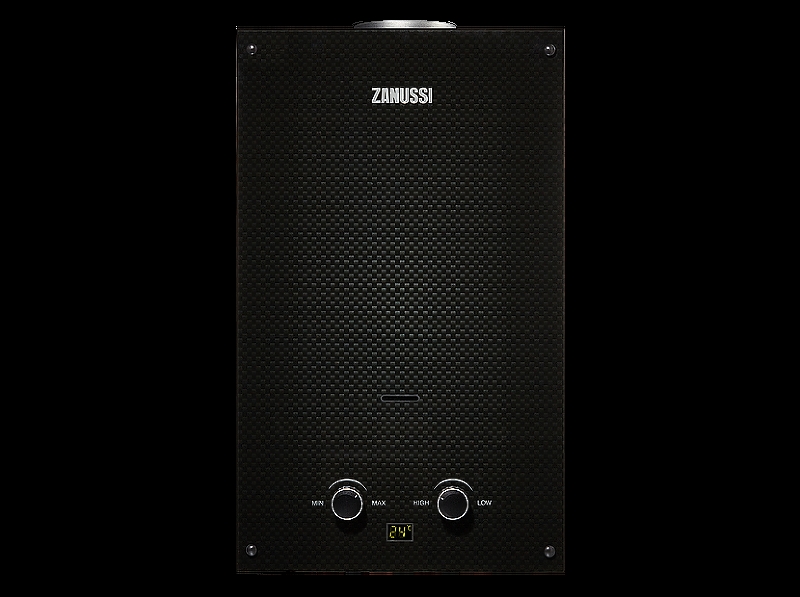 Газовая колонка Zanussi GWH 10 Fonte Glass Carbon