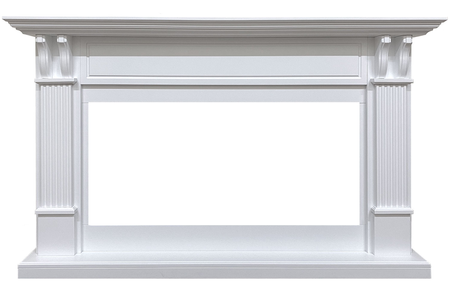 Каминокомплект Royal Flame  Cardiff - Белый с очагом Vision 42 LED