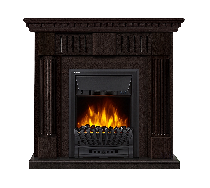 Каминокомплект Electrolux Colonna Classic с очагом Classic EFP/P-1020LS венге