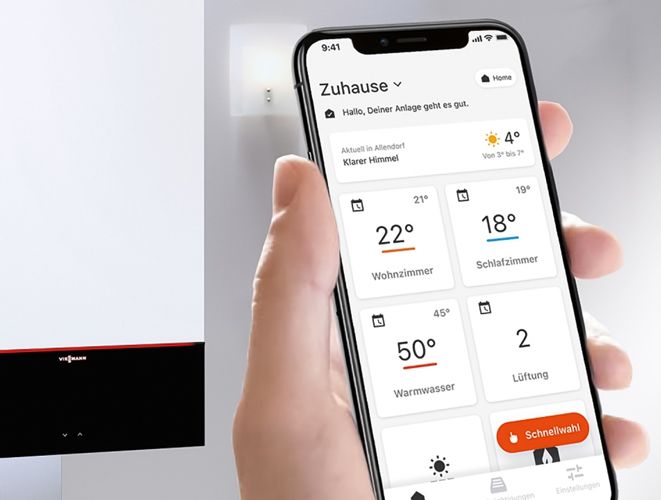 Настенный газовый котел 32 кВт Viessmann Vitodens 100-W 32 кВт двухконтурный (B1KF)
