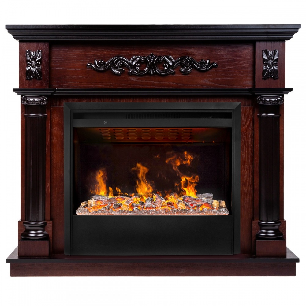 Электрокамин RealFlame  Silvia 26 AO с очагом 3D Helios 26 SBG