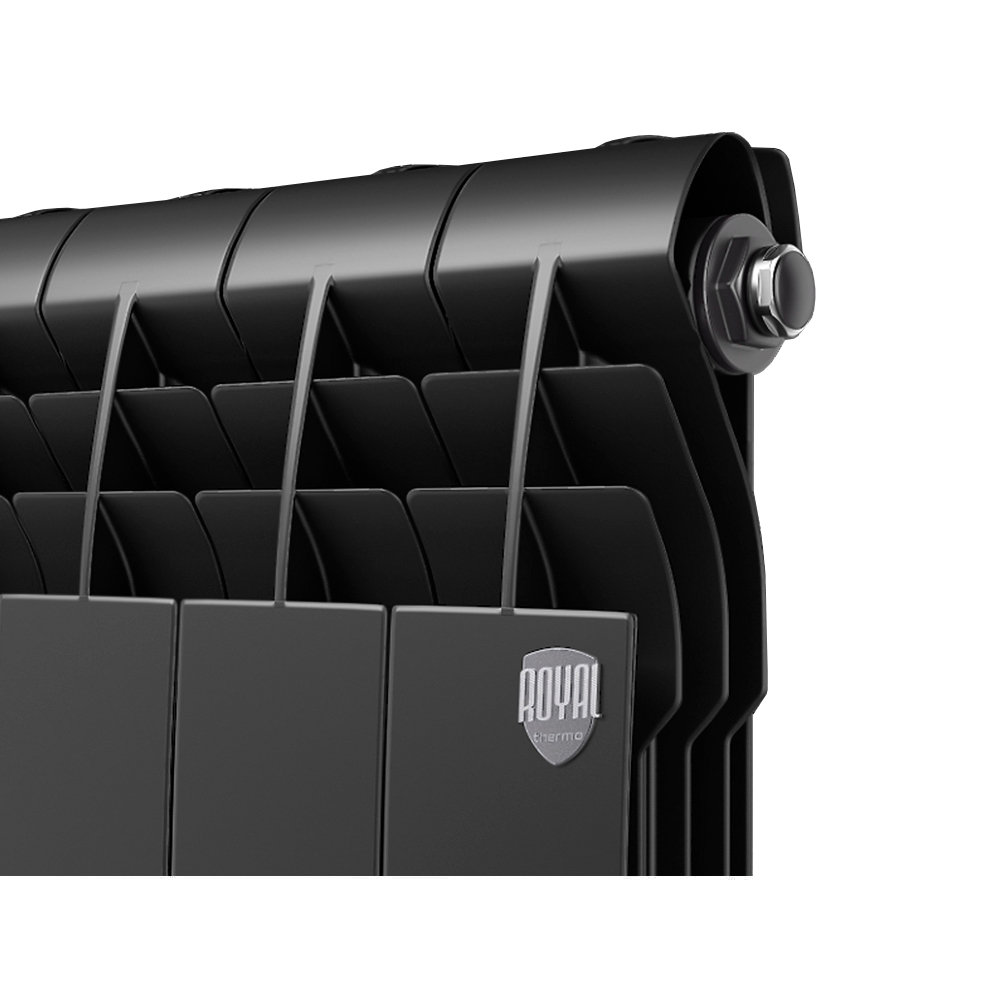 Радиатор алюминиевый Royal Thermo Biliner Alum 500 Noir Sable - 6 секц.