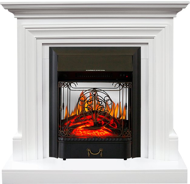 Каминокомплект Royal Flame  Bradford - Белый с очагом Majestic FX M Black