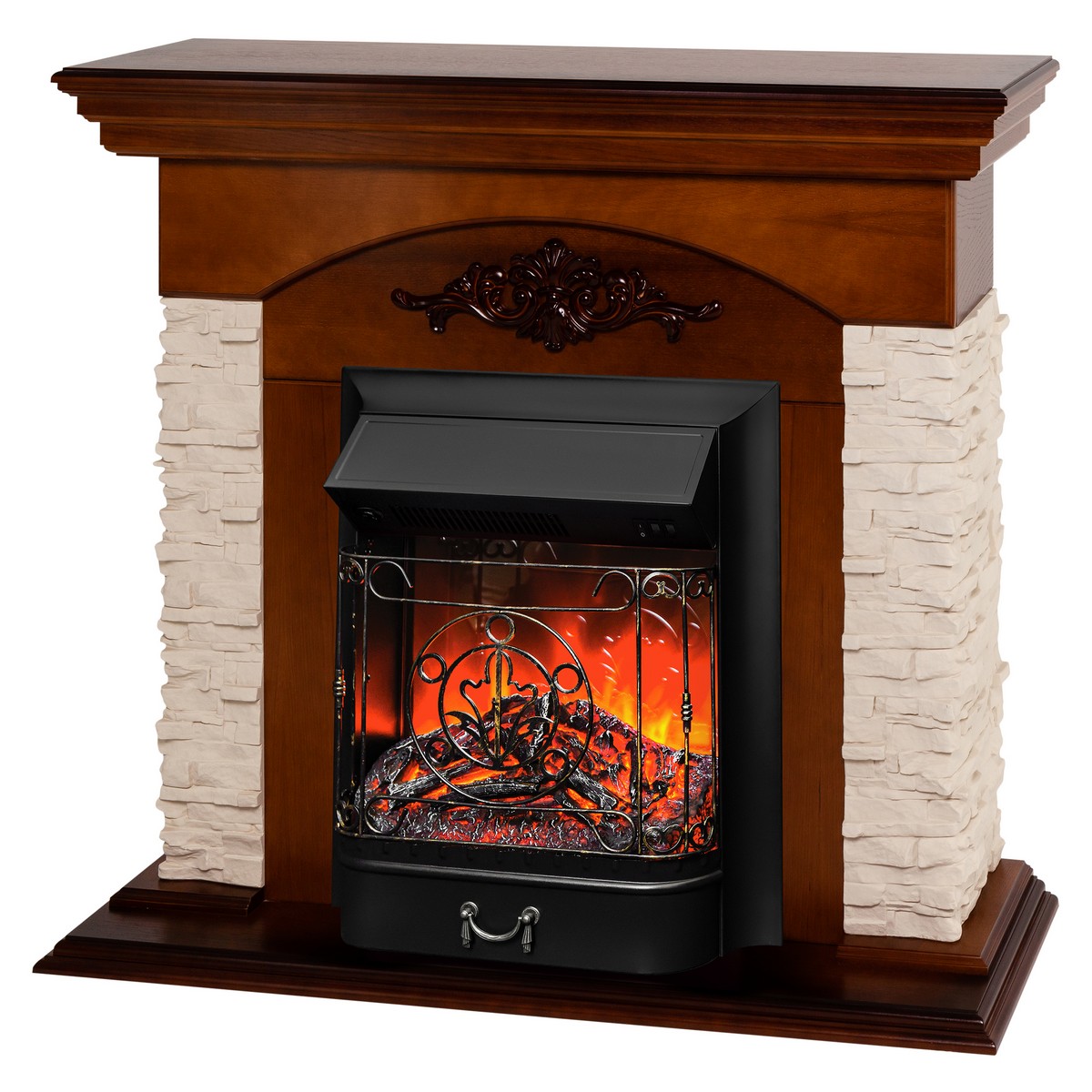 Электрокамин RealFlame  Neapolis NT с очагом Majestic Lux Black