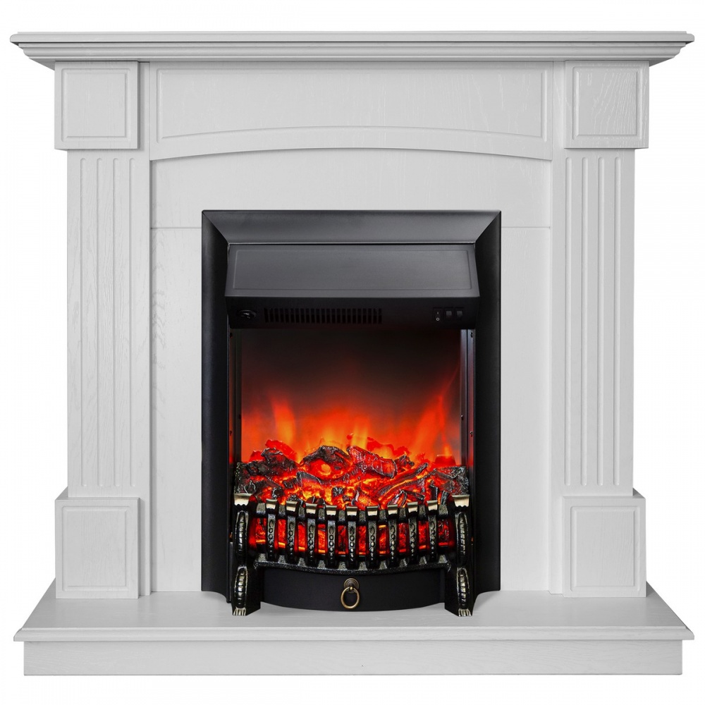 Электрокамин RealFlame  Andrea WT с очагом Fobos Lux Black