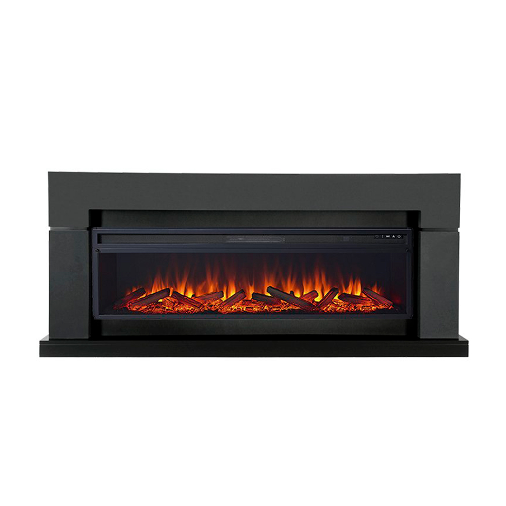 Каминокомплект Royal Flame  Lindos Graphite Grey (линейный) с очагом Vision 60 LOG LED