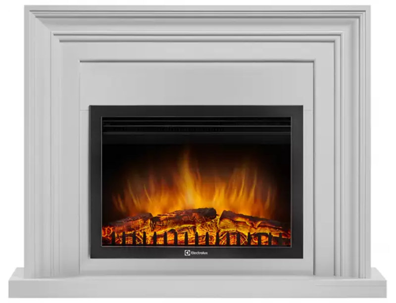 Каминокомплект Electrolux Stretto 25 с очагом EFP/P-2720RLS белый