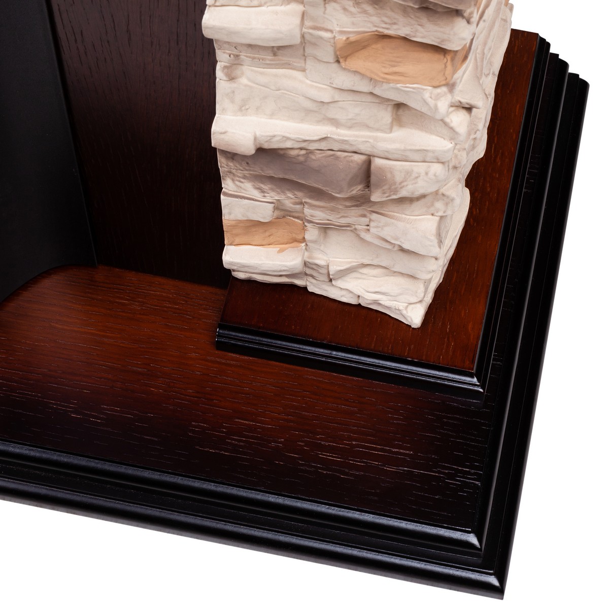 Электрокамин RealFlame  Dublin Rock AO с очагом Fobos Lux Black