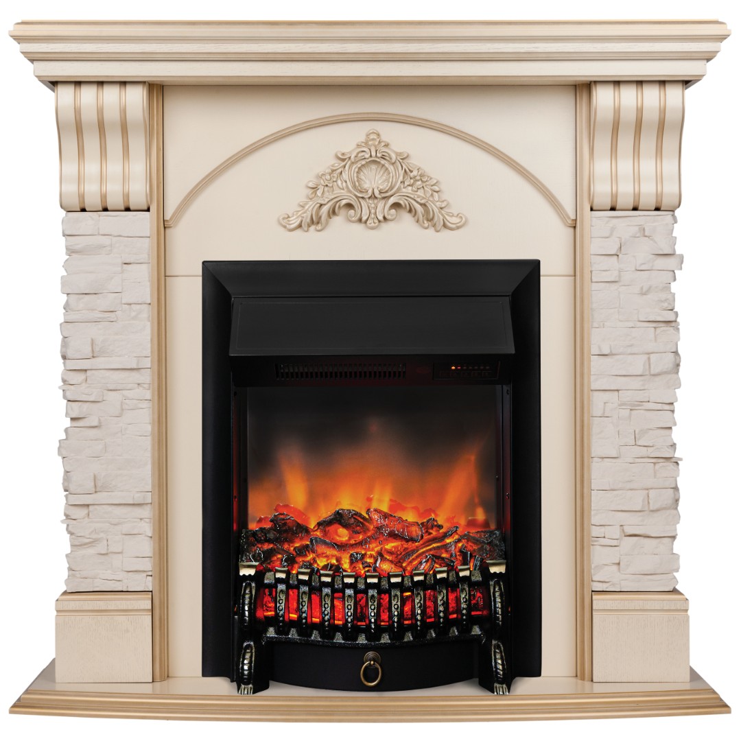 Электрокамин Athena WT с Fobos Lux S BL