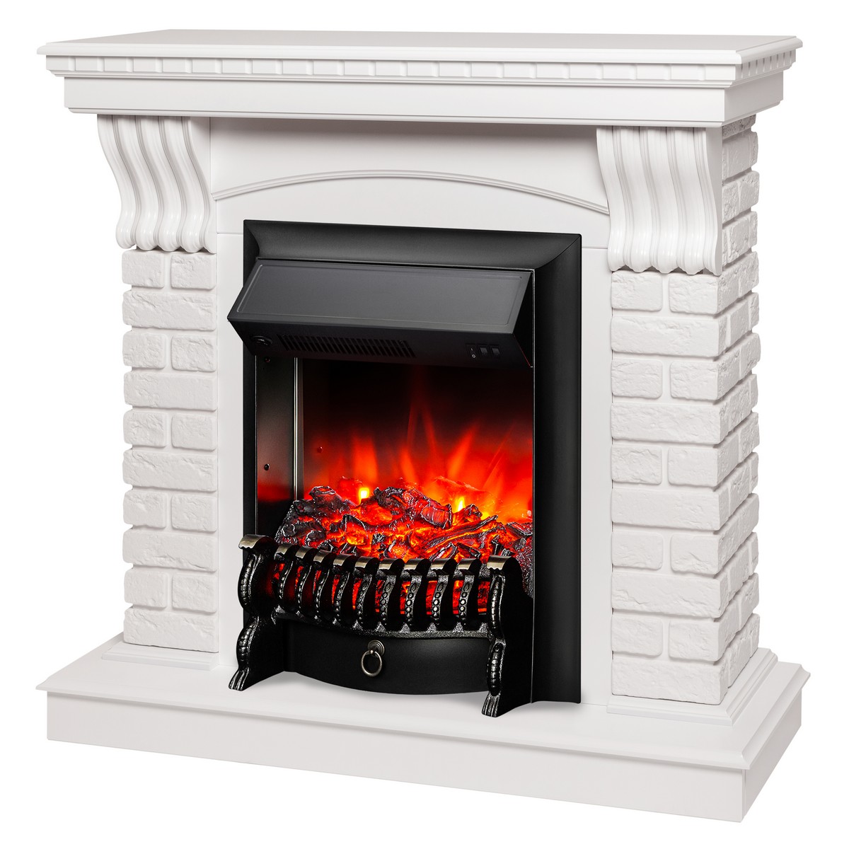 Электрокамин RealFlame  Jazz WT с очагом Fobos Lux Black