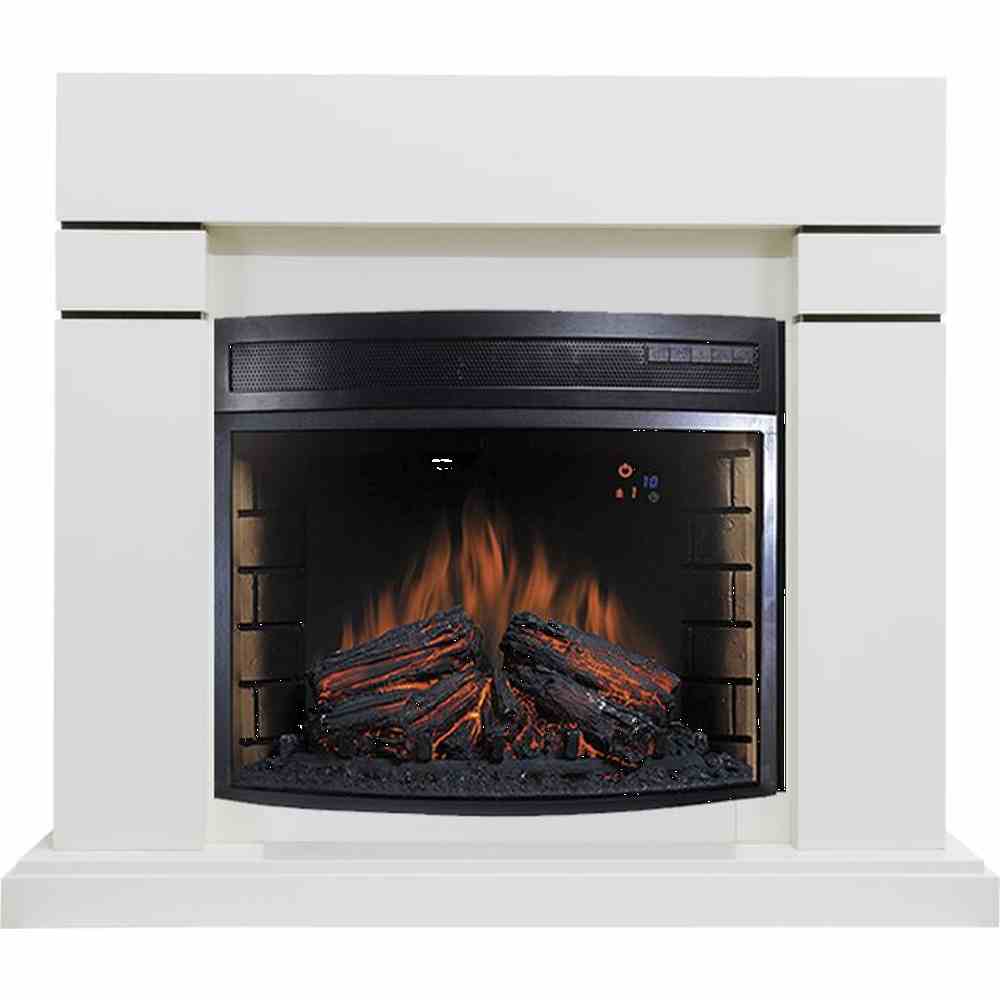 Каминокомплект Royal Flame  Lindos - Алебастр с очагом Dioramic 28 LED FX