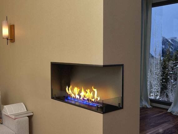 Биокамин угловой Zefire Standart 900