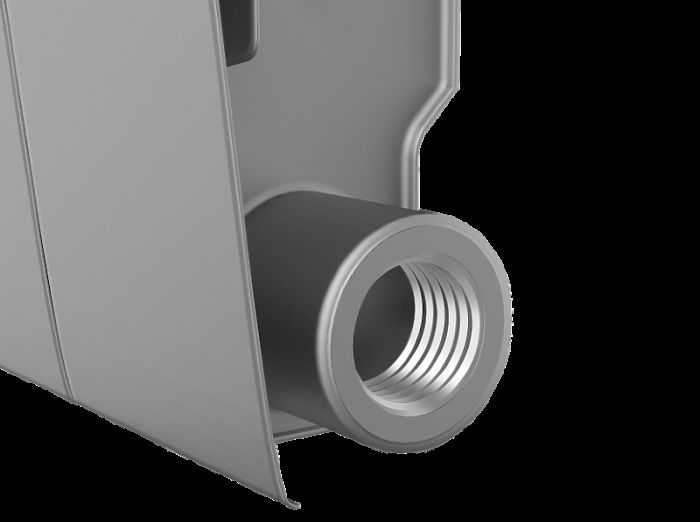 Радиатор Royal Thermo BiLiner 350 /Silver Satin - 6 секц.