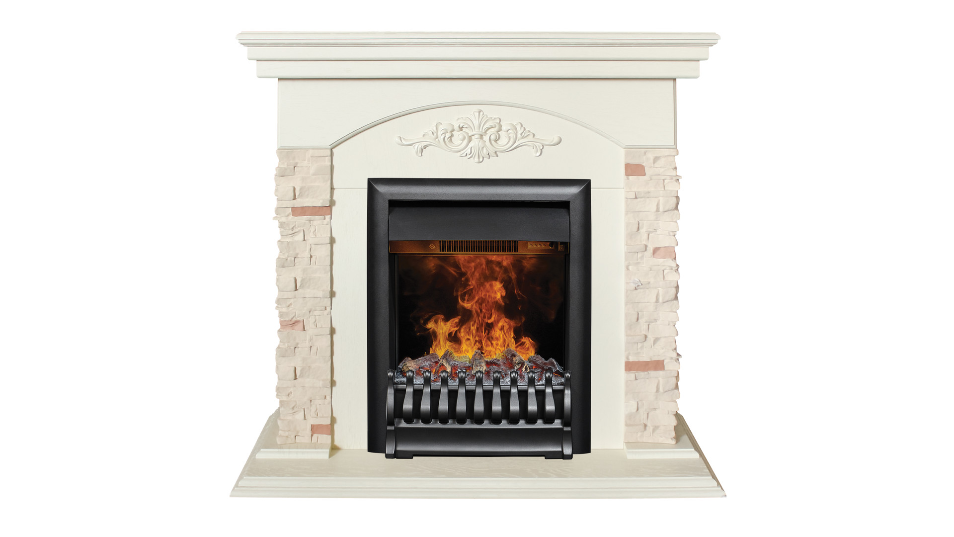 Электрокамин RealFlame  Neapolis WT  с очагом 3D Oregan