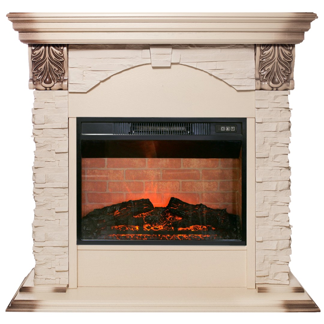 Электрокамин RealFlame  Dublin LUX 24 WT с очагом Irvine 24