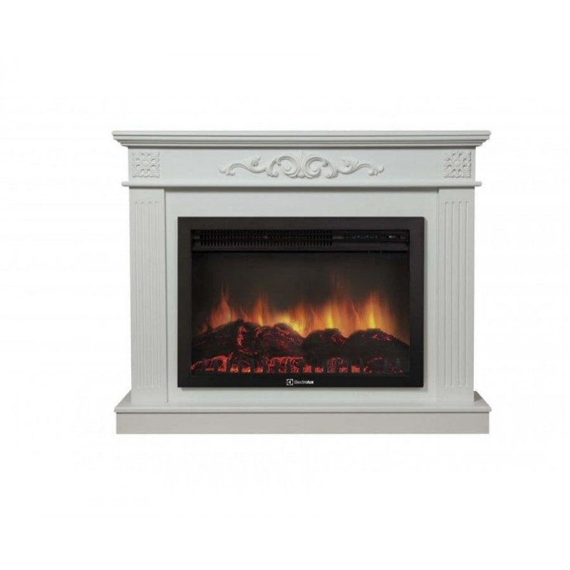 Каминокомплект Electrolux Noce 26 Sphere с очагом EFP/P-2620RLS шпон белёный дуб