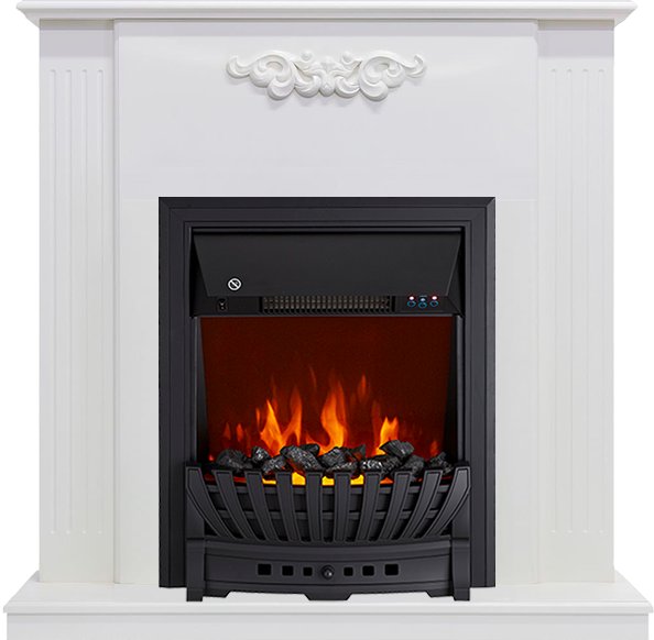 Каминокомплект Royal Flame  Lumsden - Белый дуб с очагом Aspen Black