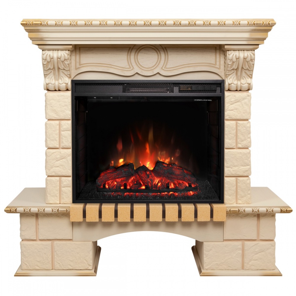 Электрокамин RealFlame Bolero 25/25,5 WT с очагом Sparta 25,5