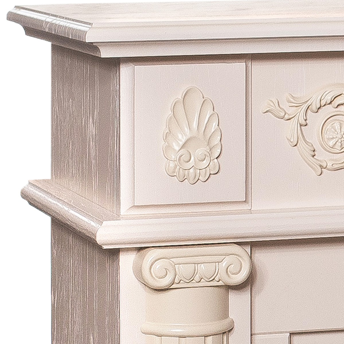 Электрокамин RealFlame  Attica WT с очагом 3D Cassette 630 Black Panel