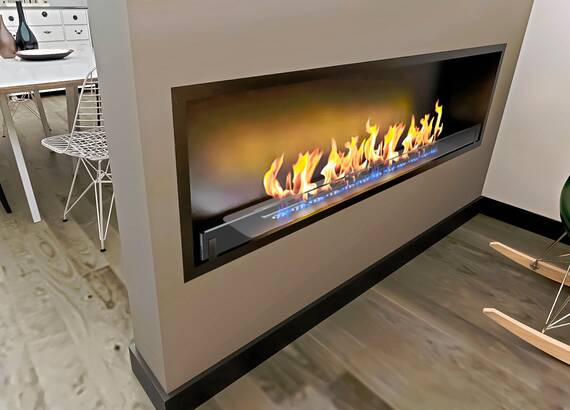 Встраиваемый биокамин Zefire Fest 1600 (Estetic Flame)