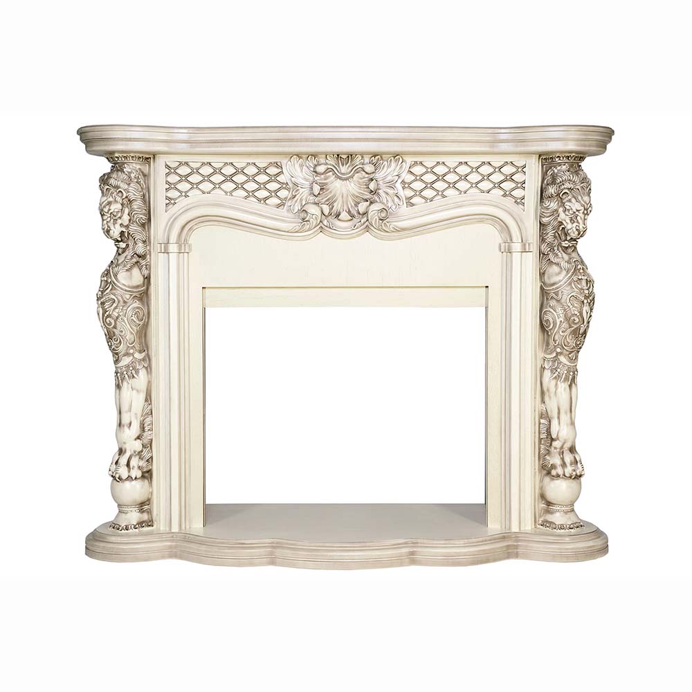 Каминокомплект Royal Flame  Castle - Слоновая кость с патиной с очагом Vision 30 EF LED FX