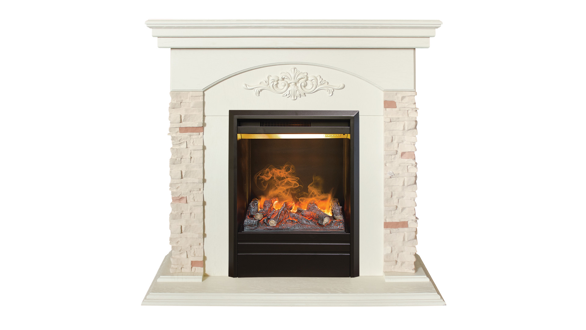 Электрокамин RealFlame  Neapolis WT с очагом 3D Olympic