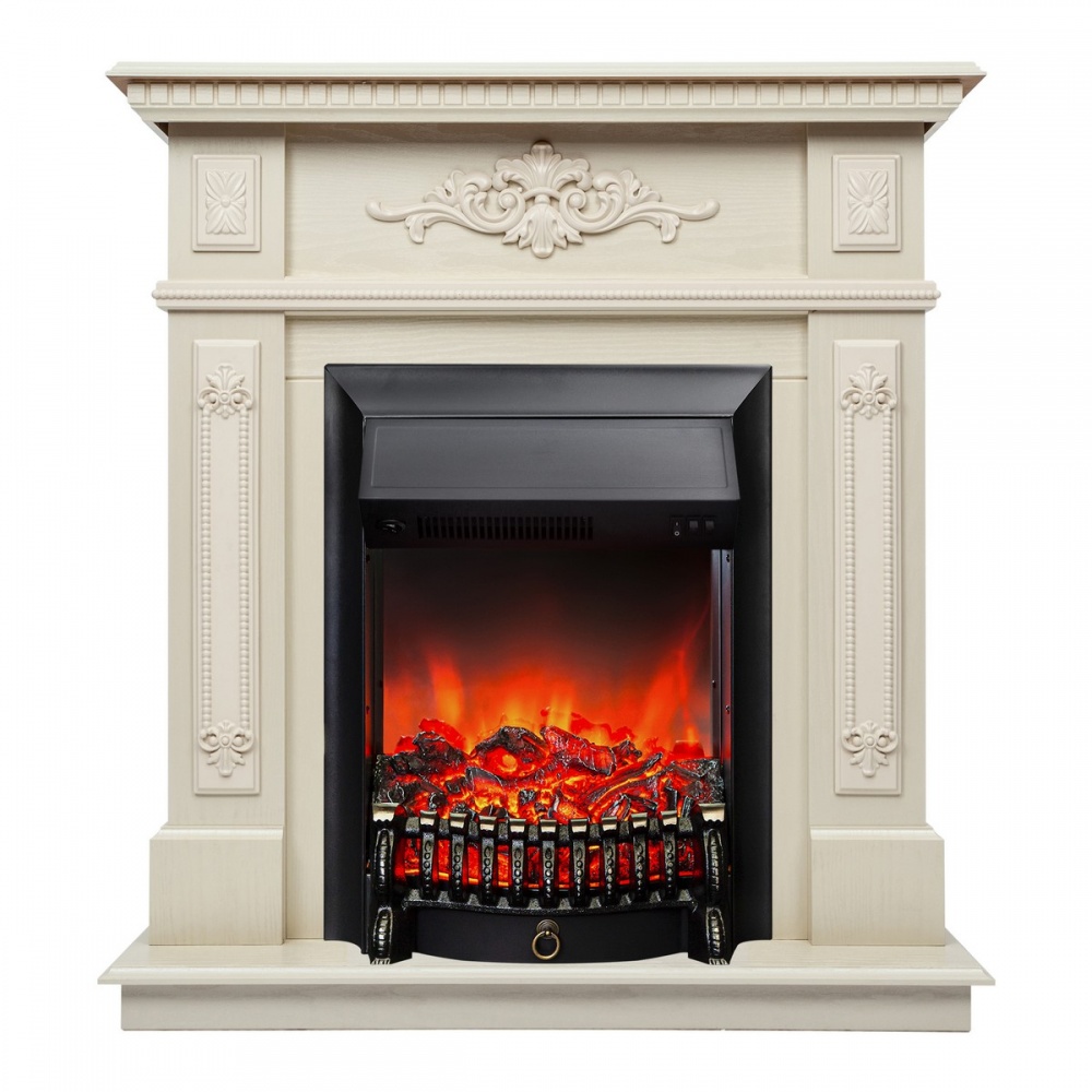 Электрокамин RealFlame  Lilian WT с очагом Fobos Lux Black