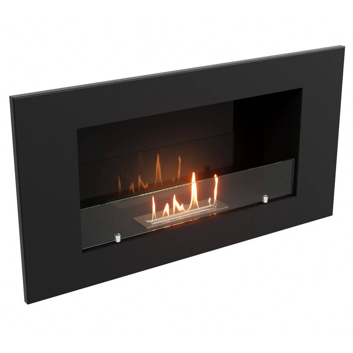 Каминокомплект:Биокамин Firelight BFP/W-90+Набор керамических камней М, белые