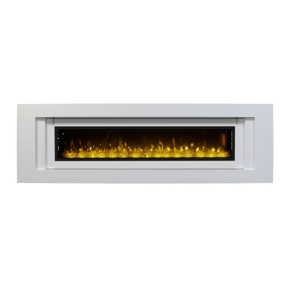 Электрокамин RealFlame  Stockholm 60/MNH WT с очагом Manhattan 1560
