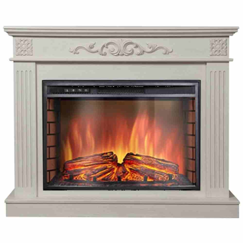 Каминокомплект Electrolux Noce 26/30 с очагом EFP/P-2620RLS шпон белёный дуб