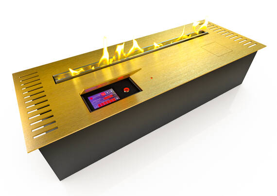 Автоматический биокамин ZeFire М 800 латунный