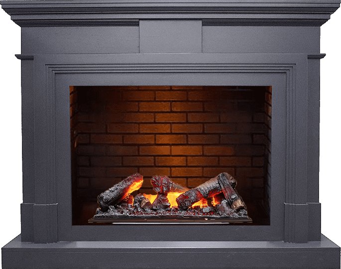 Каминокомплект Dimplex Coventry - Серый графит / Кирпич с очагом Cassette 600 NH