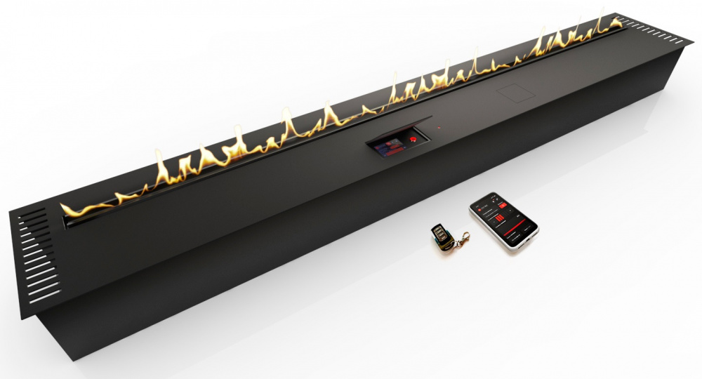 Автоматический биокамин ZeFire М 2000 шлифованный с ДУ