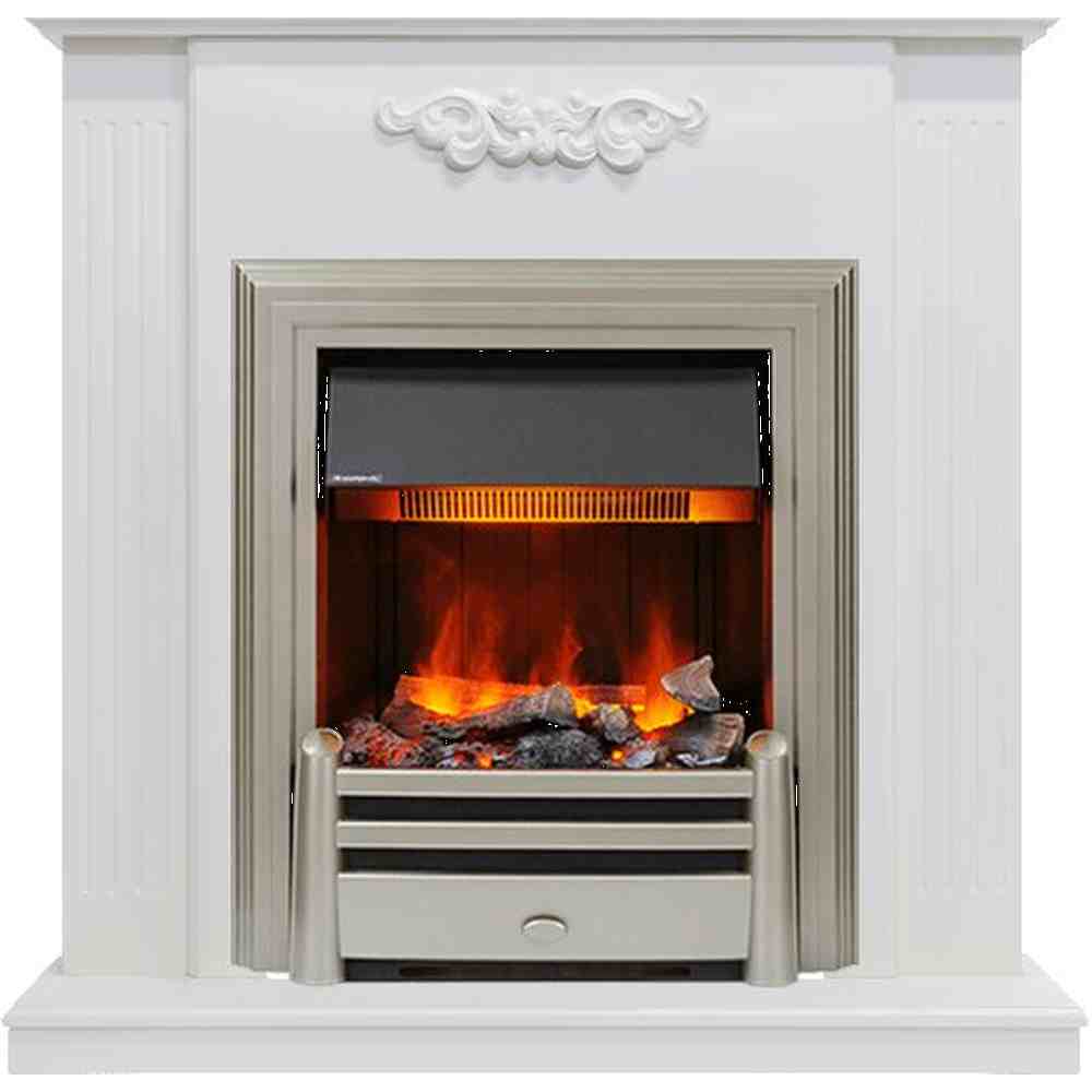 Каминокомплект Dimplex Lumsden - Белый дуб с очагом Chesford