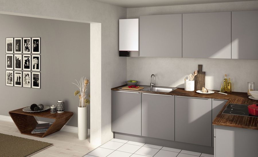 Настенный газовый котел 32 кВт Viessmann Vitodens 100-W 32 кВт двухконтурный (B1KF)