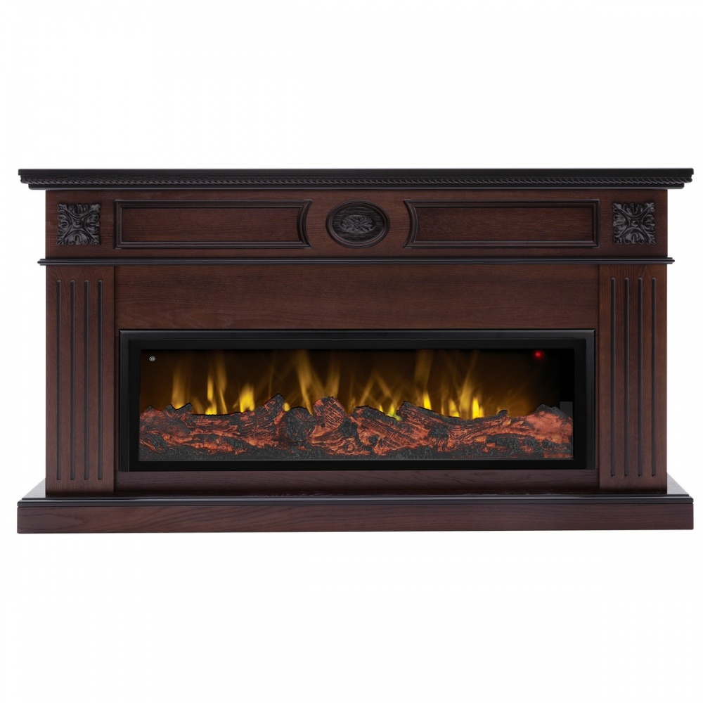 Электрокамин RealFlame  Siena 42/BV AO с очагом Beverly 1000