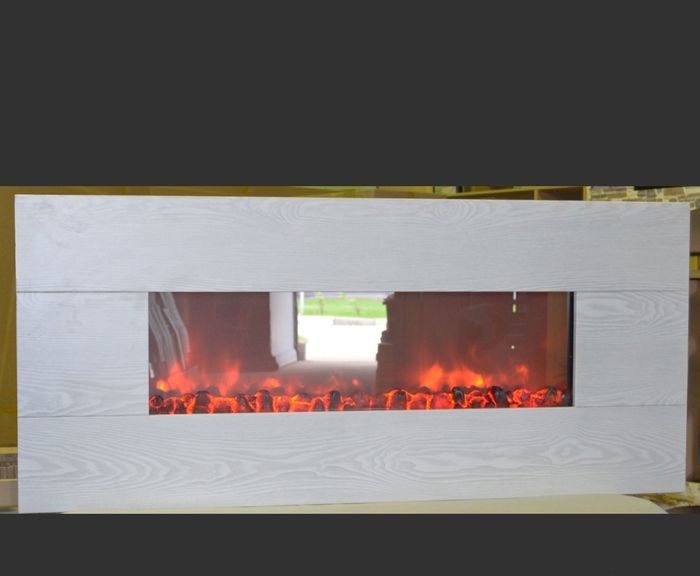 Каминокомплект Glenrich Freеstyle беленый дуб