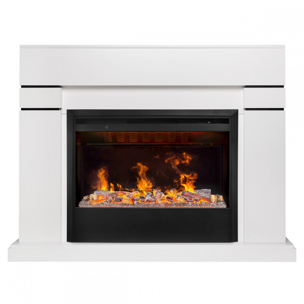 Электрокамин RealFlame Lindelse 26 WT с очагом 3D Helios 26 SBG