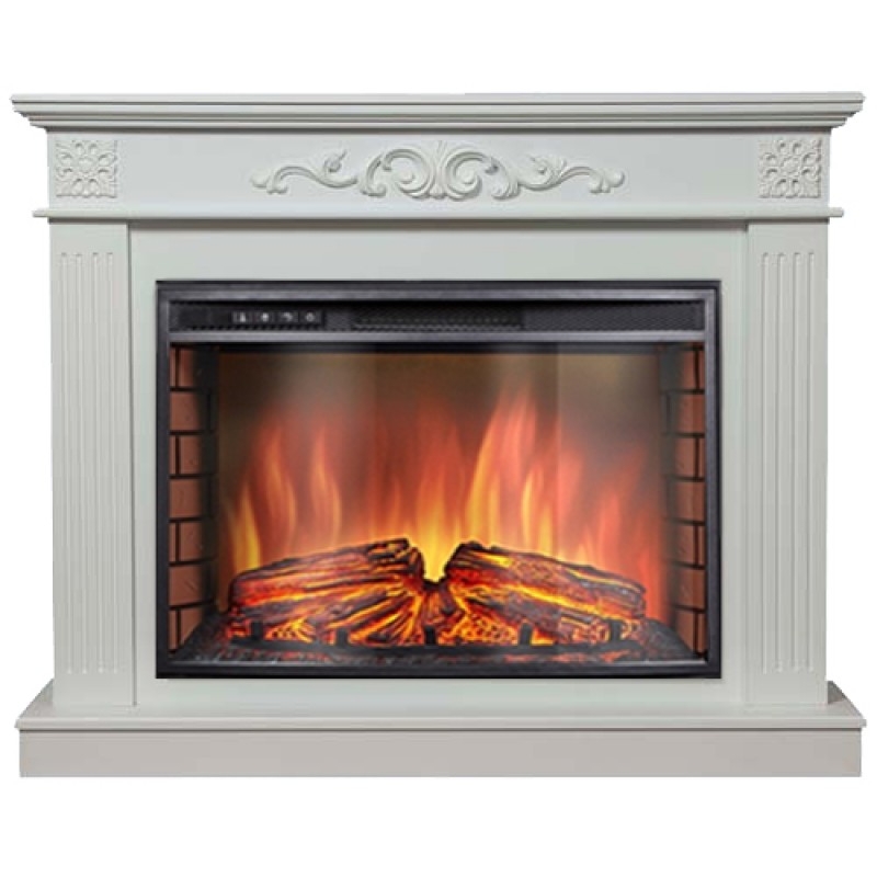 Каминокомплект Electrolux Noce 26/30 с очагом EFP/P-3020LS шпон белый