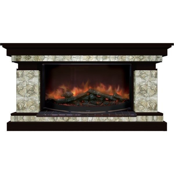 Каминокомплект Glenrich Брайтон 86 (Rondo S86) карелия