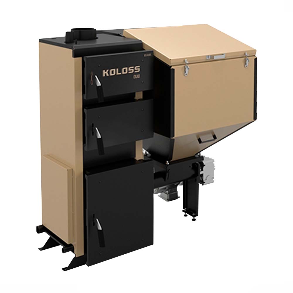 Напольный твердотопливный котел Koloss Auto DUO PLUS 25