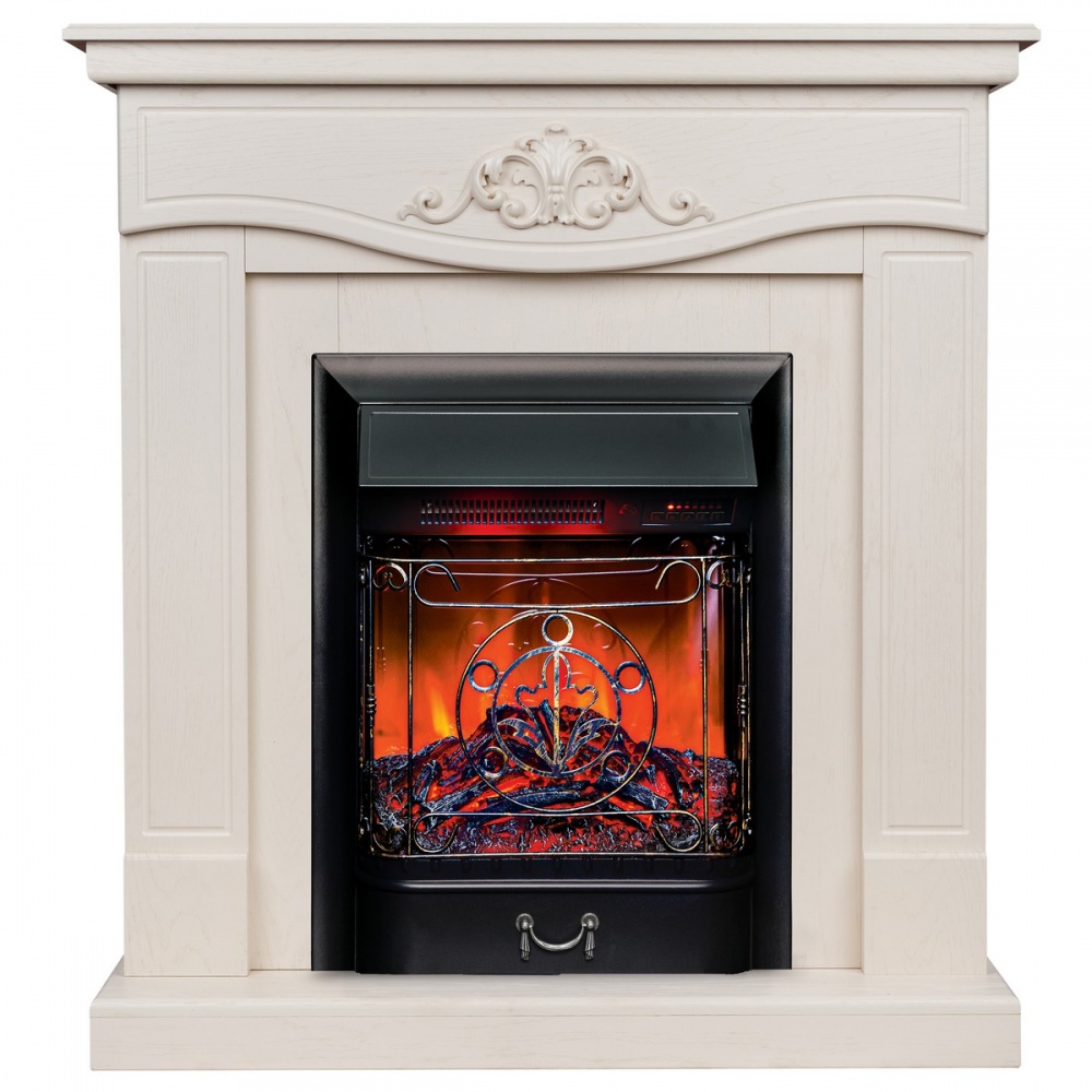 Электрокамин RealFlame  Junona WT с очагом Majestic Lux Black RC
