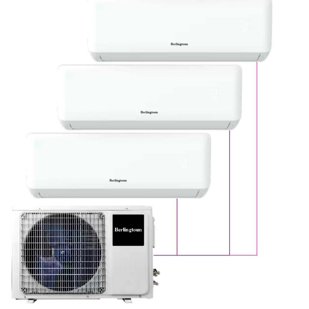 Мульти сплит-система настенная Berlingtoun BMI-07AIN1 / BMI-09AIN1 / BMO-21/3AIN1 DC Inverter 7+9+9