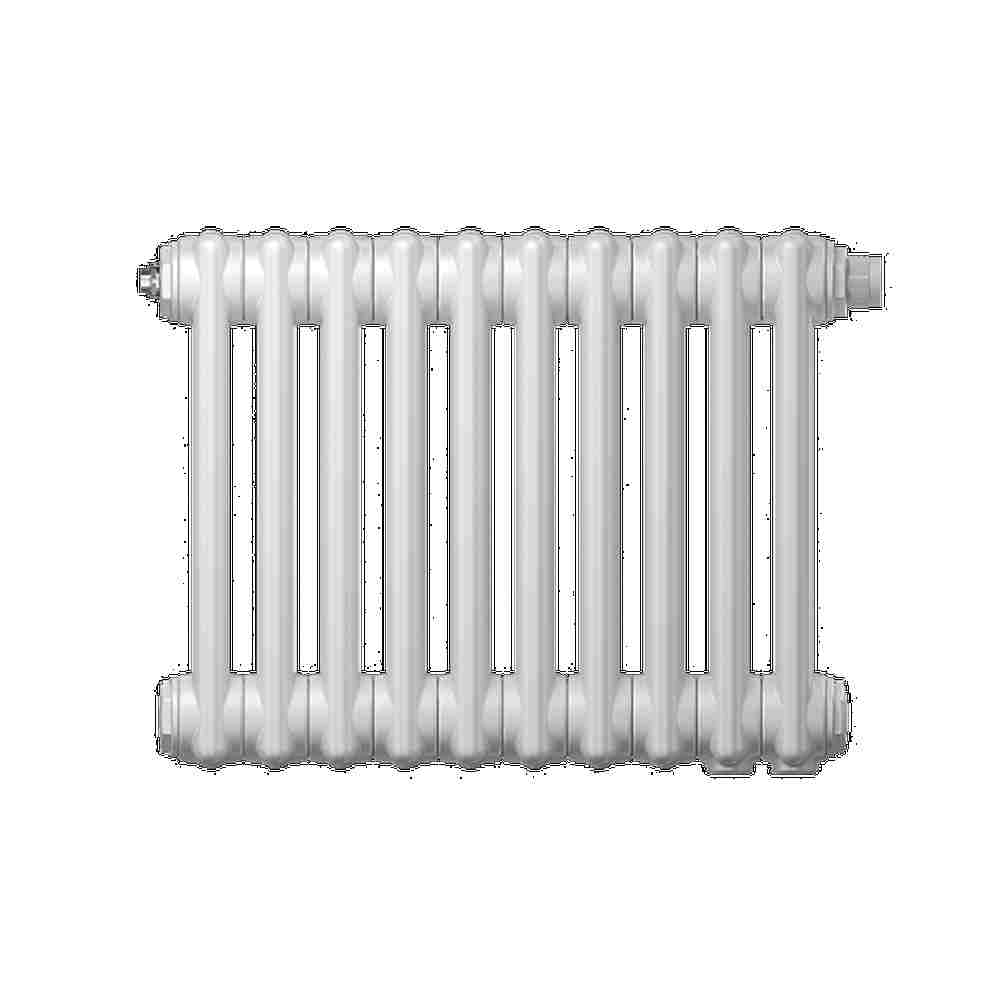 Радиатор трубчатый Zehnder Charleston Retrofit 3037, 26 сек.1/2 ниж.подк. RAL9016 (кроншт.в компл)